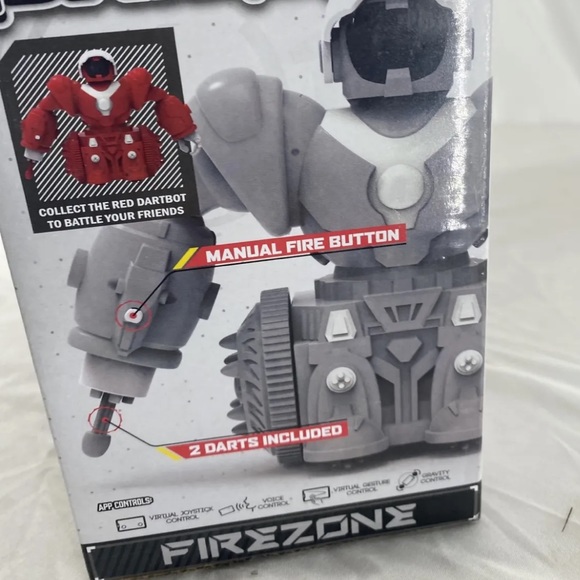 NWT Gray White Bluetooth Shooting Robot - Picture 3 of 5